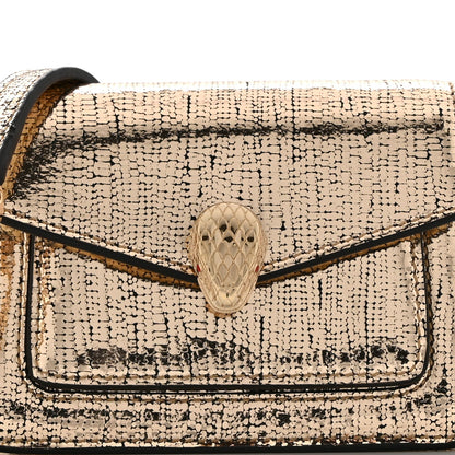 Calfskin Handbag - Gold