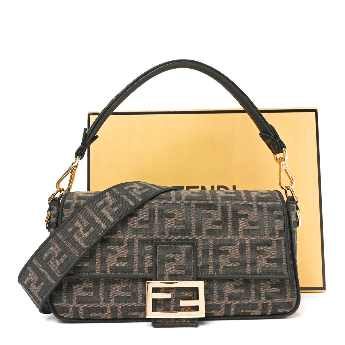 Medium Fabric Handbag - Black