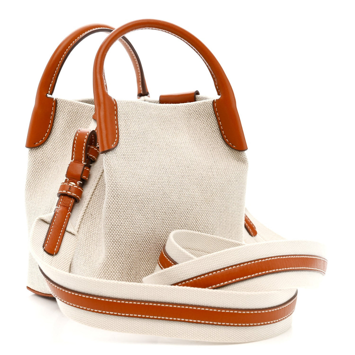 Calfskin Handbag - Natural