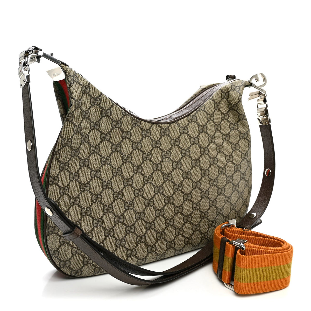 Large Calfskin Shoulder Bag - Red