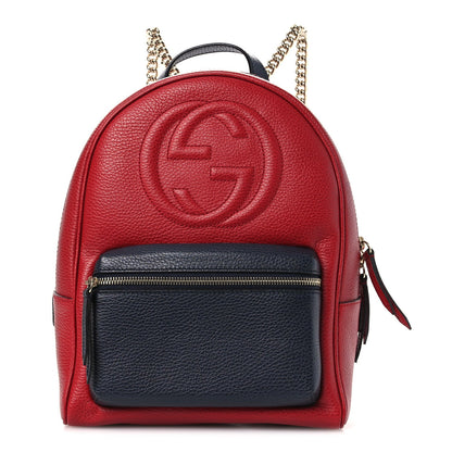 Calfskin Backpack - Red