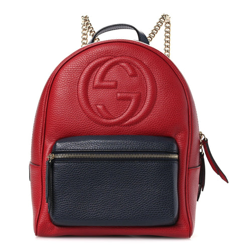 Calfskin Backpack - Red