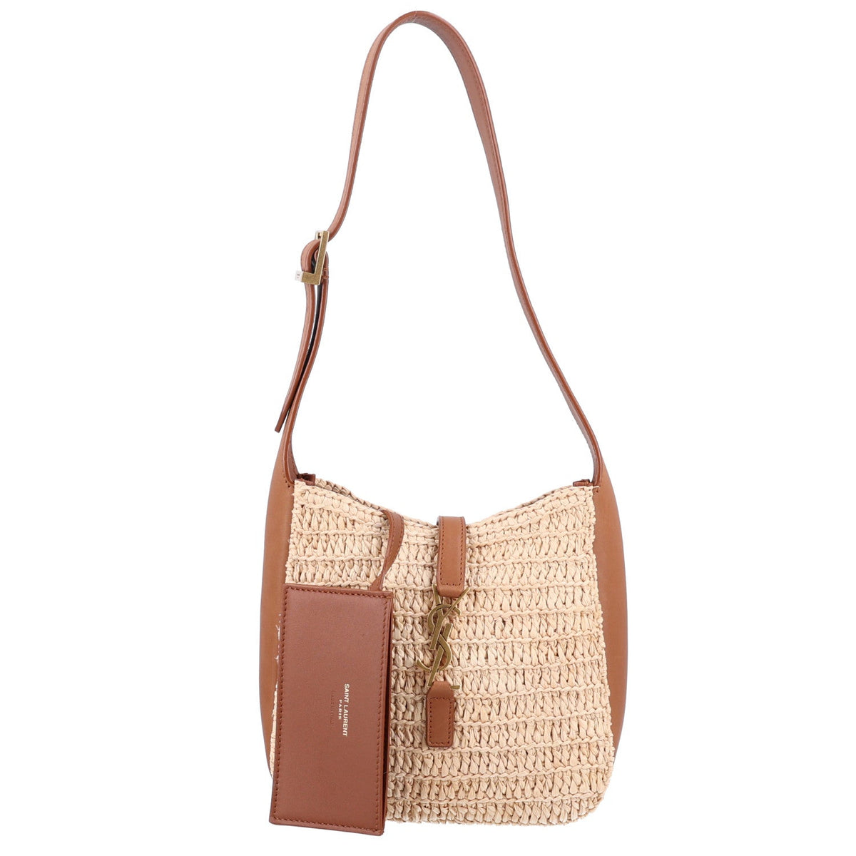 Calfskin Hobo Bag - Natural
