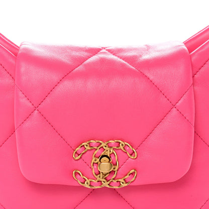 Quilted Lambskin Hobo Bag