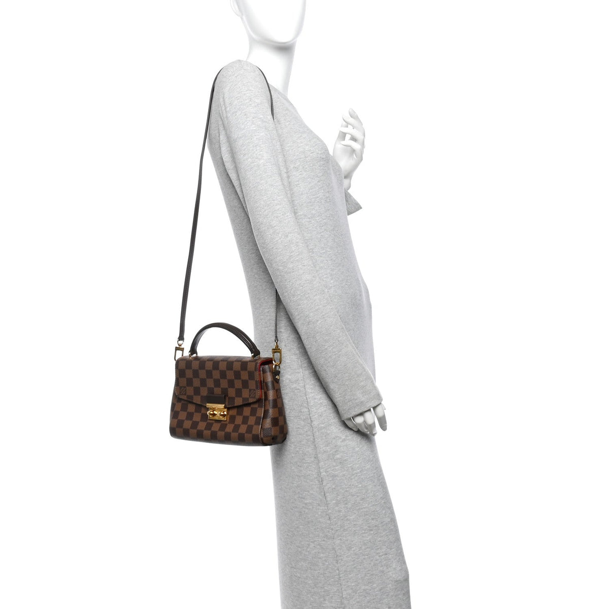 Damier Ebene Croisette Handbag