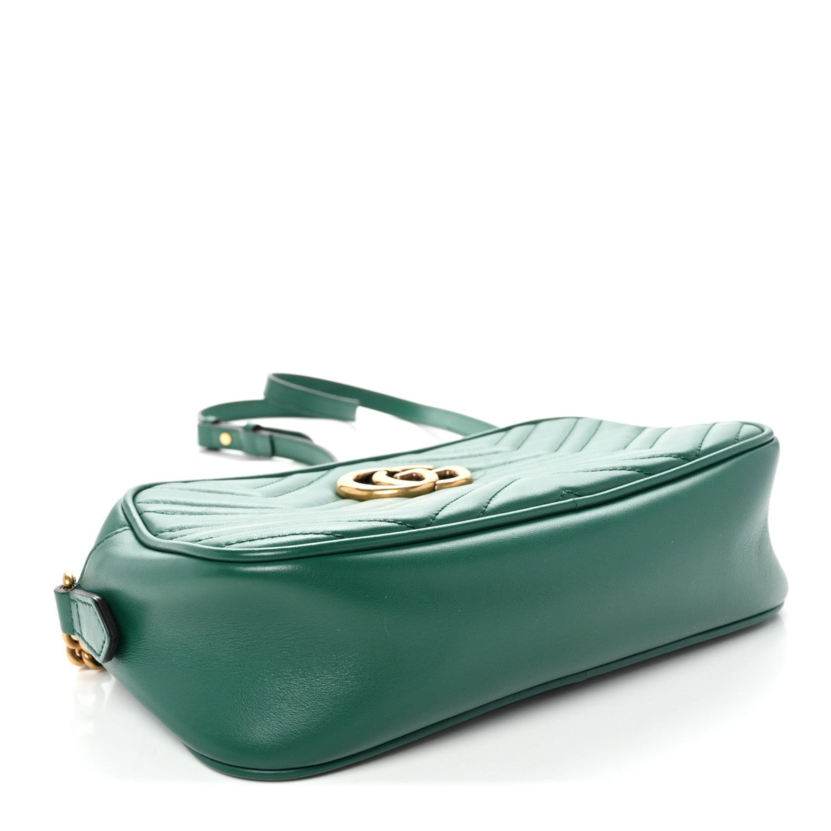 Small Calfskin Shoulder Bag - Green