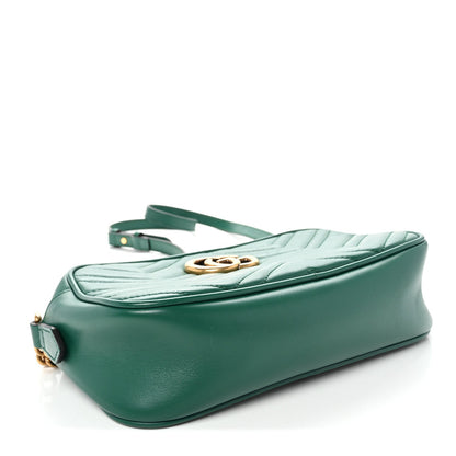 Small Calfskin Shoulder Bag - Green
