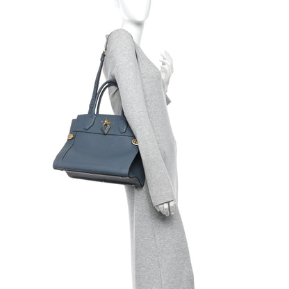 Calfskin Handbag - Blue
