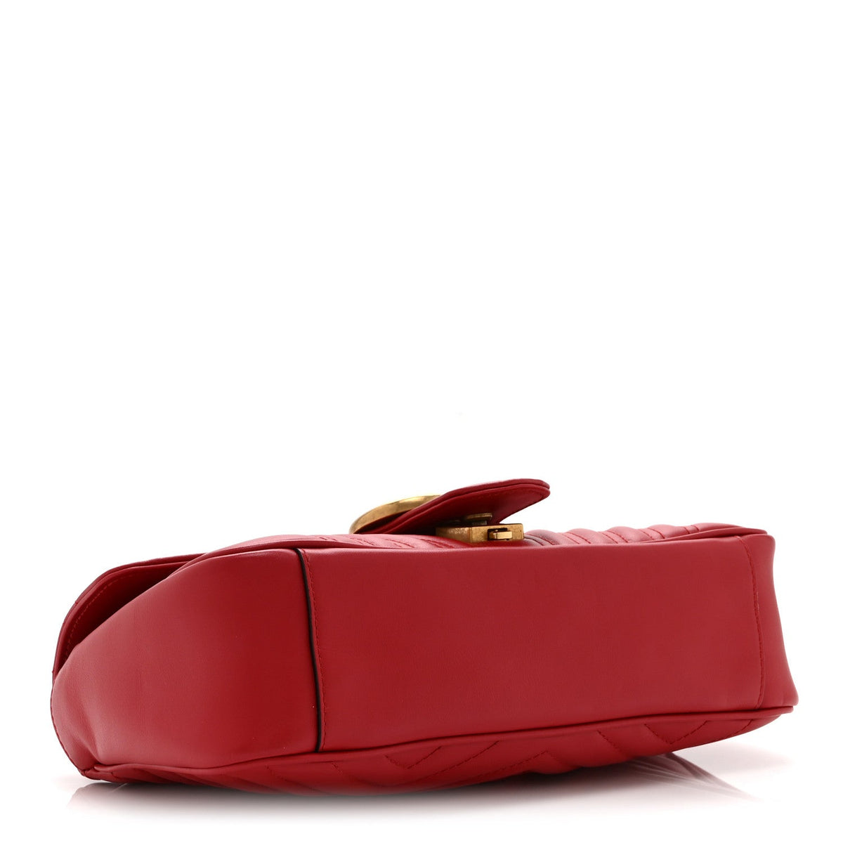 Small Calfskin Shoulder Bag - Red