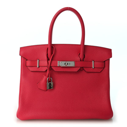 Togo Birkin 30 Rose Extreme Handbag
