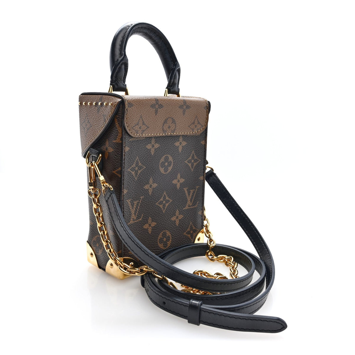 Reverse Monogram Camera Box Nm Handbag