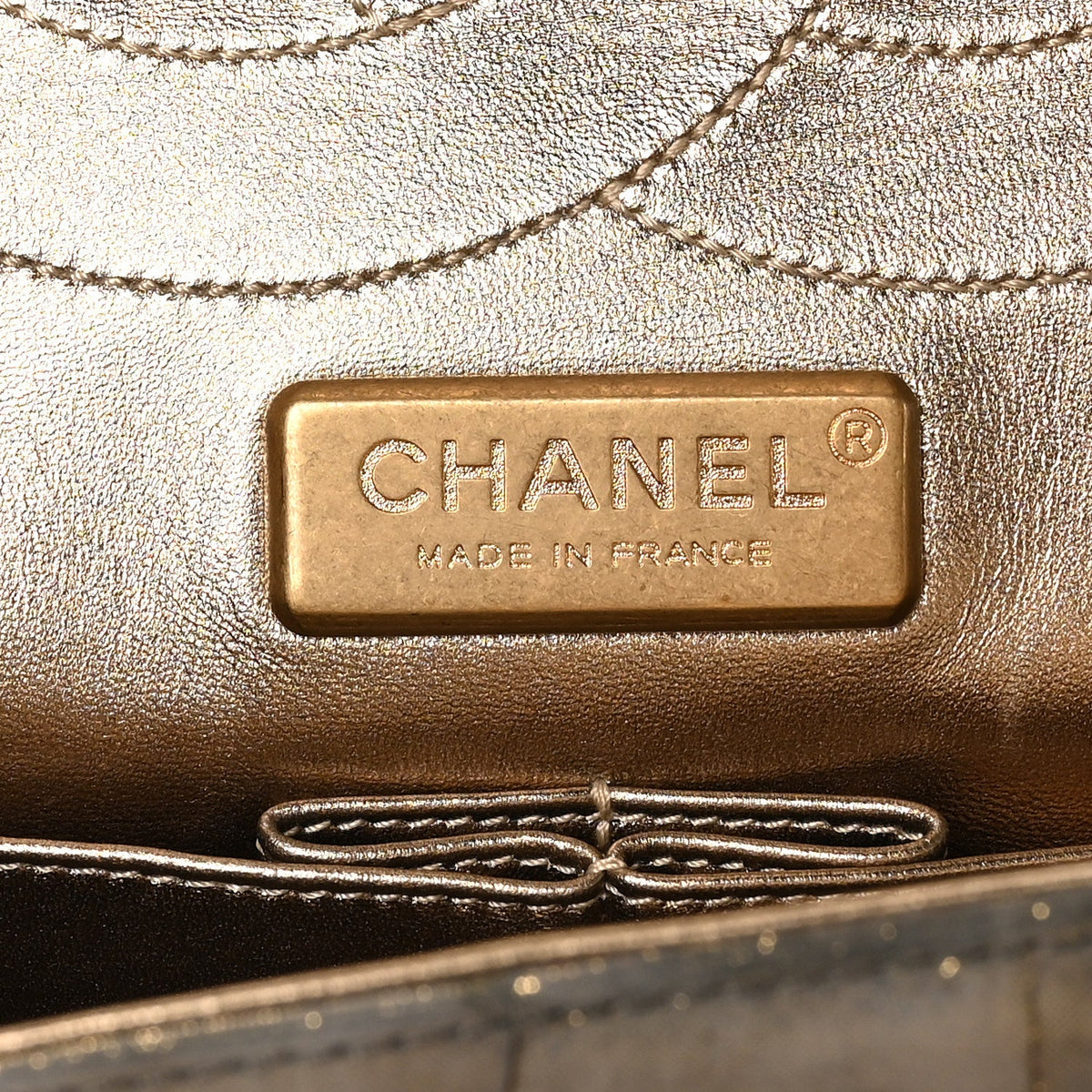 Flap Shoulder Bag - Gold