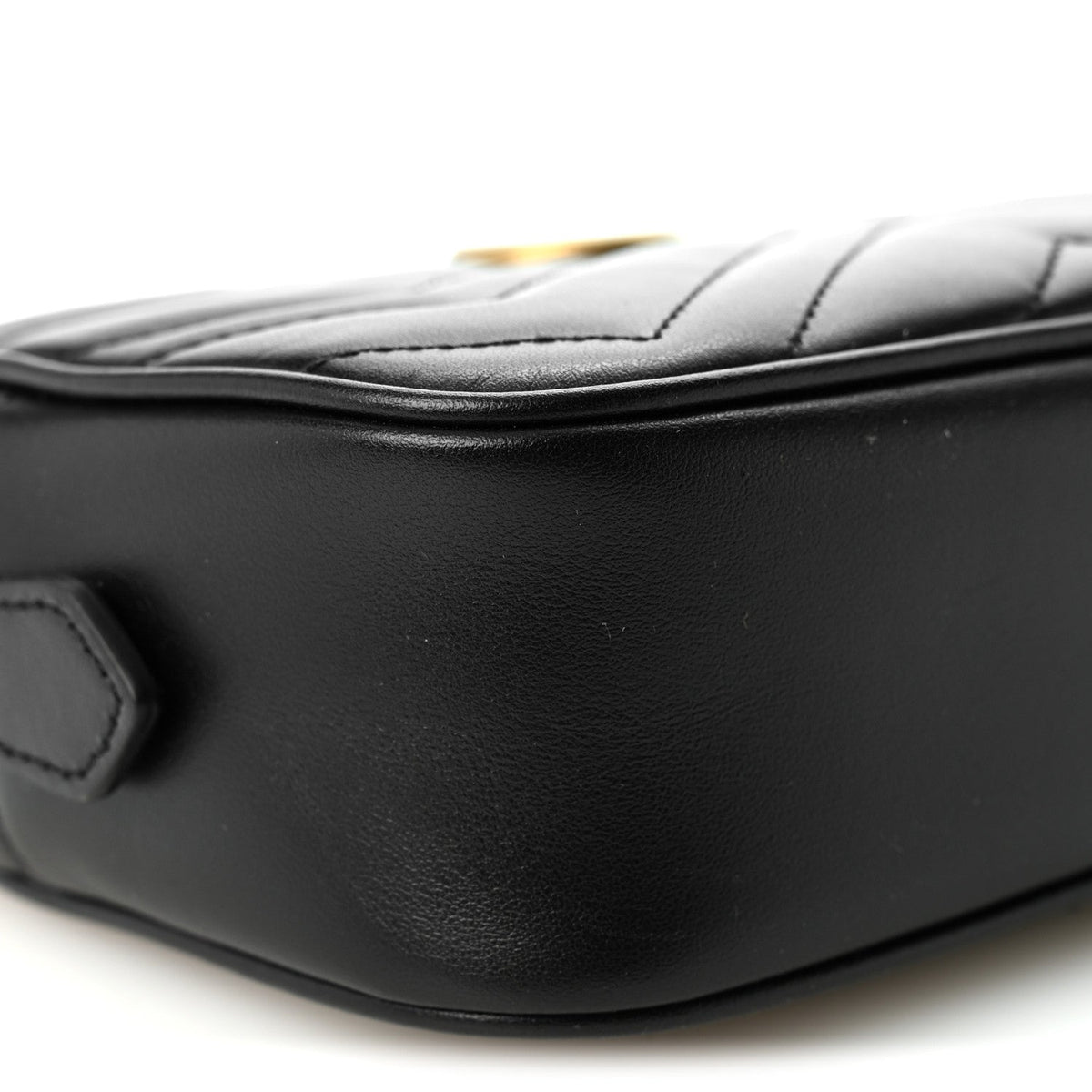 Mini Calfskin Shoulder Bag - Black