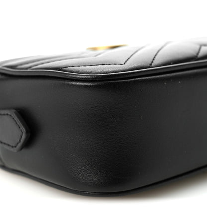 Mini Calfskin Shoulder Bag - Black
