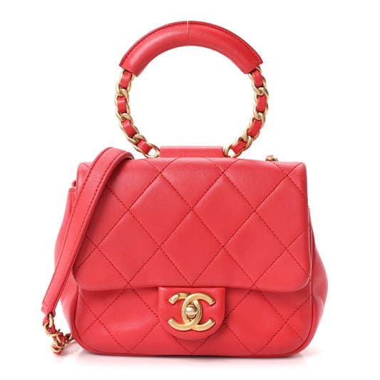 Small Quilted Lambskin Handbag