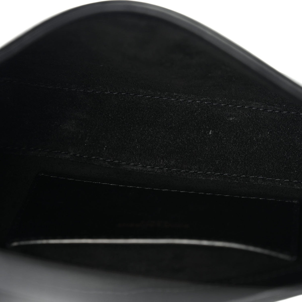 Mini Calfskin Hobo Bag - Black