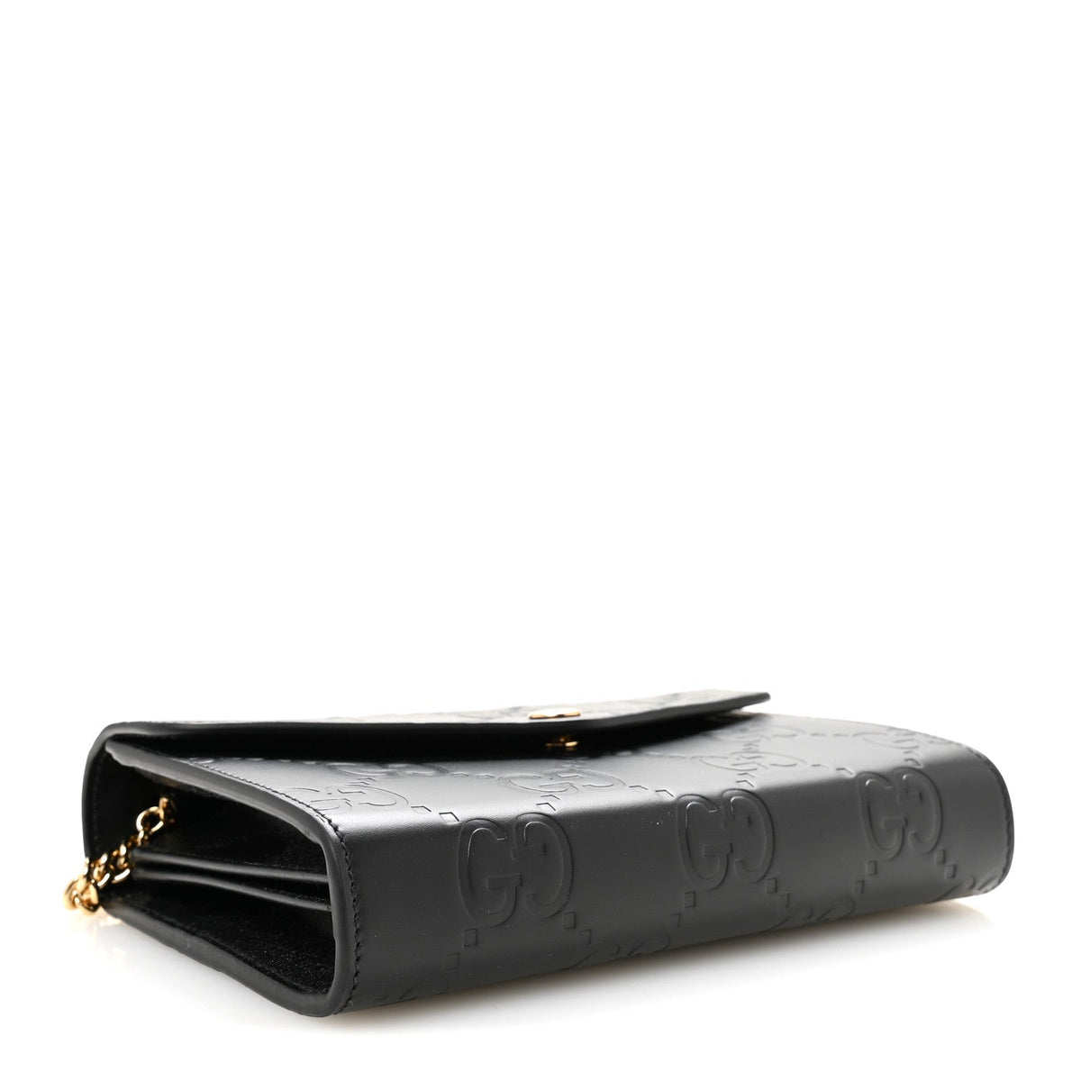 Calfskin Wallet Bag - Black