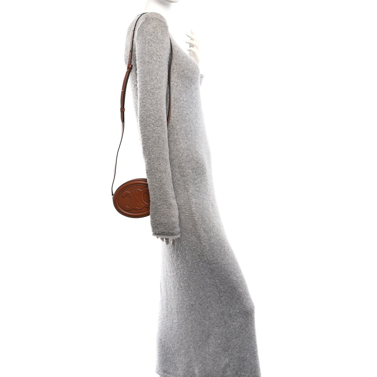 Small Calfskin Crossbody Bag - Tan