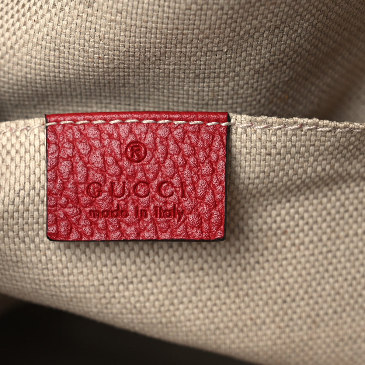 Calfskin Backpack - Red