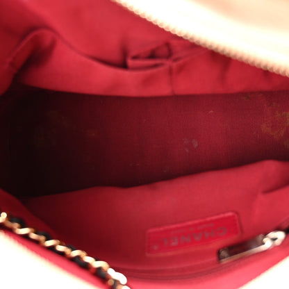 Medium Quilted Calfskin Hobo Bag - Beige