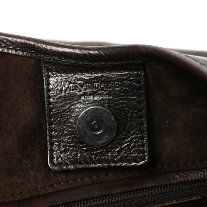 Medium Leather Handbag - Brown