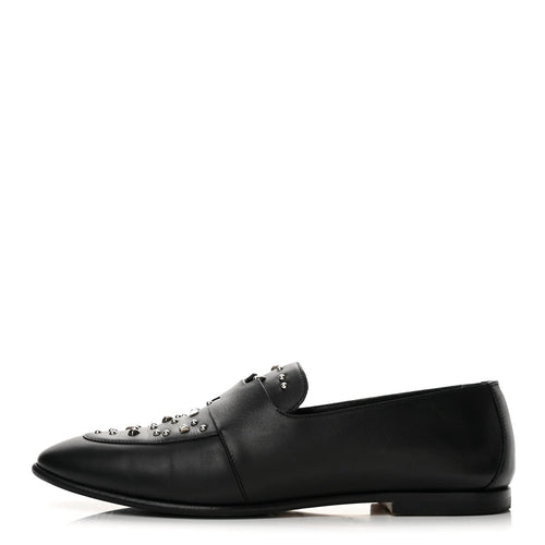 Hermes Calfskin Studded Ancora Women's Loafers