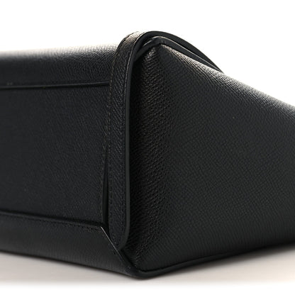 Nano Calfskin Belt Bag - Black