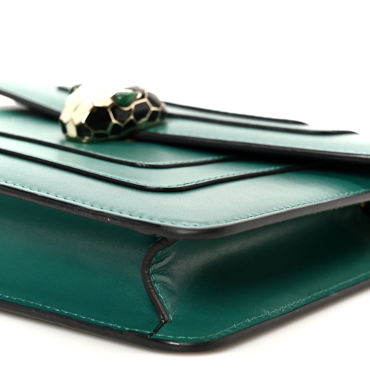 Small Calfskin Crossbody Bag - Green