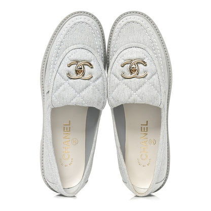 Chanel Denim CC Turnlock Women's Shoes