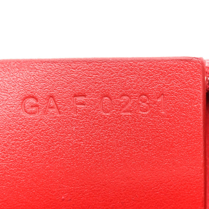Small Calfskin Shoulder Bag - Red