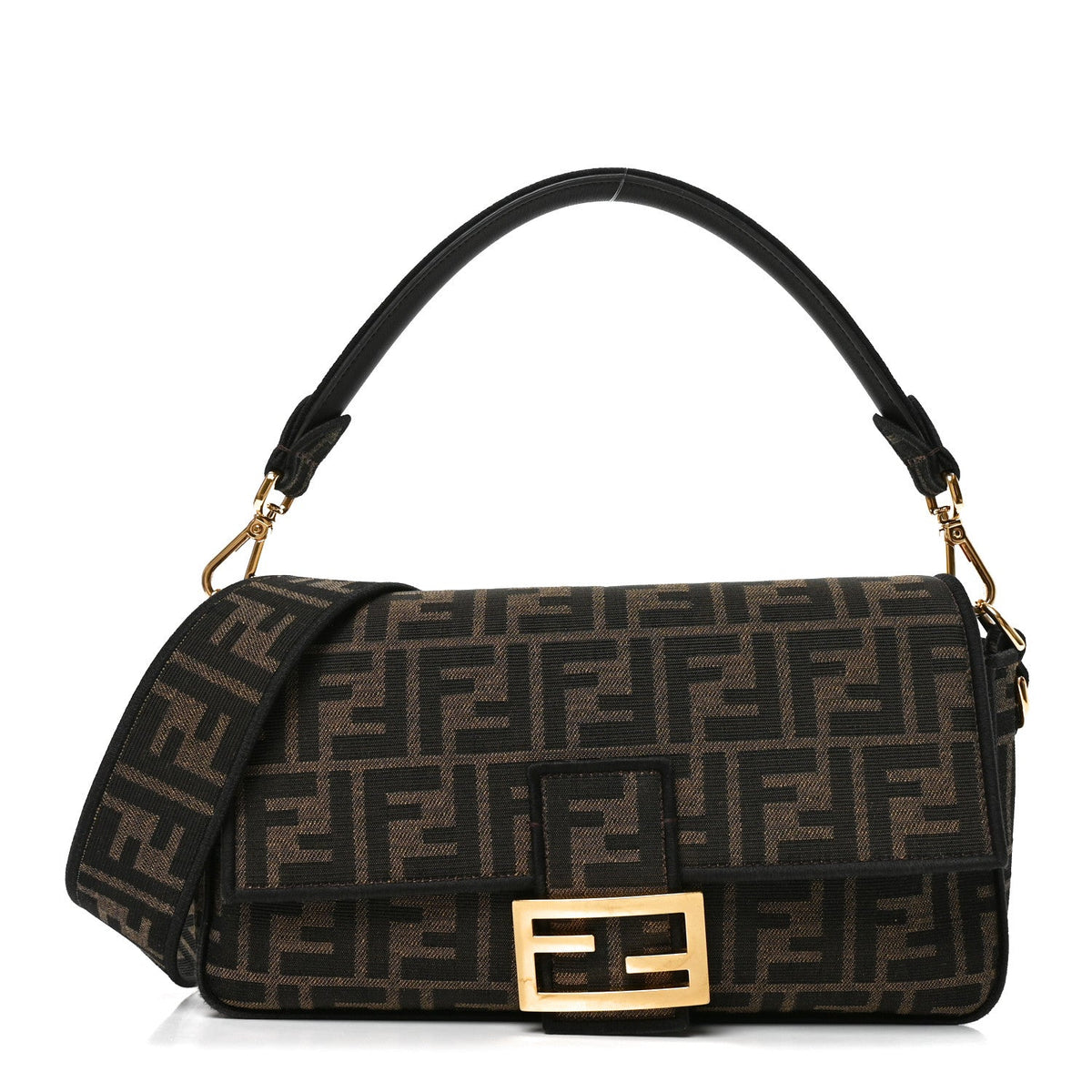 Medium Fabric Handbag - Black