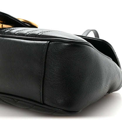 Small Calfskin Shoulder Bag - Black