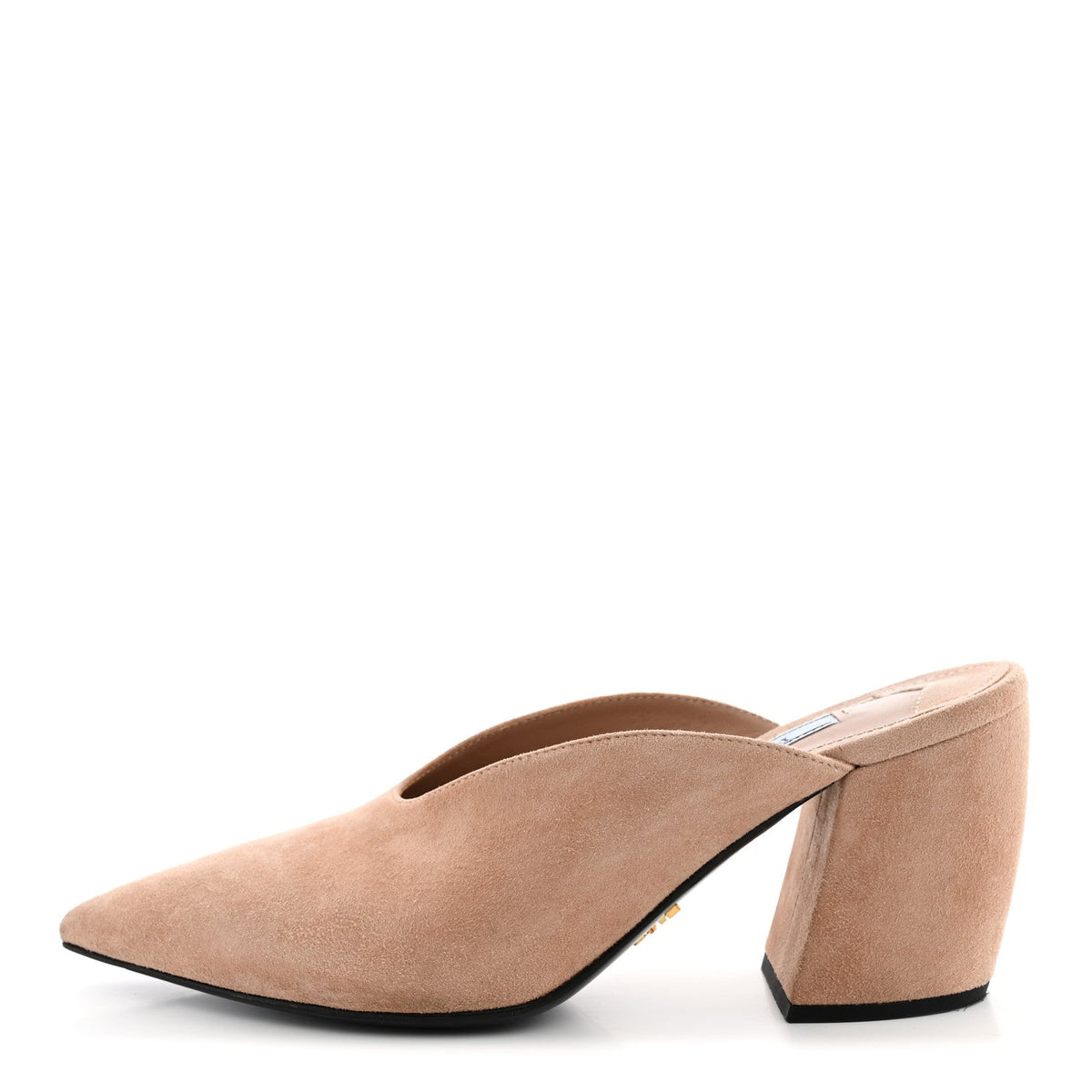 Suede Pointed Toe Mules Dark Rose