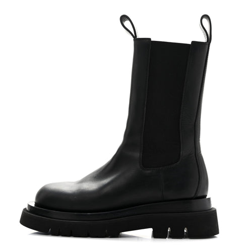 Bottega Venetacalfskin The Lug Chelsea 55Mm Boots Black