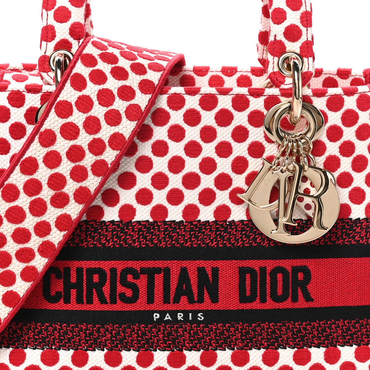 Medium Canvas Handbag - Red