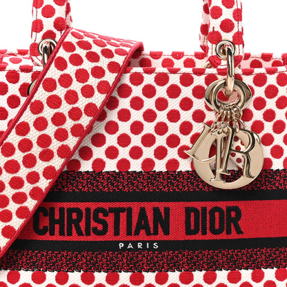 Medium Canvas Handbag - Red