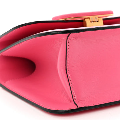 Small Calfskin Shoulder Bag - Pink