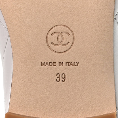 Chanel Lambskin Quilted CC Cambon Women's Ballet Flats