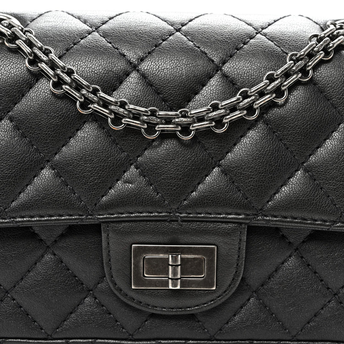 Mini Quilted Sheepskin Flap Shoulder Bag