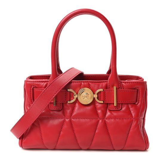 Small Nappa Tote Bag - Red