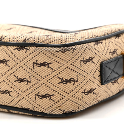Canvas Crossbody Bag - Beige