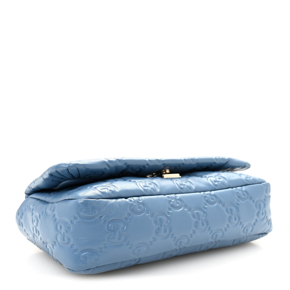 Mini Lambskin Shoulder Bag - Blue