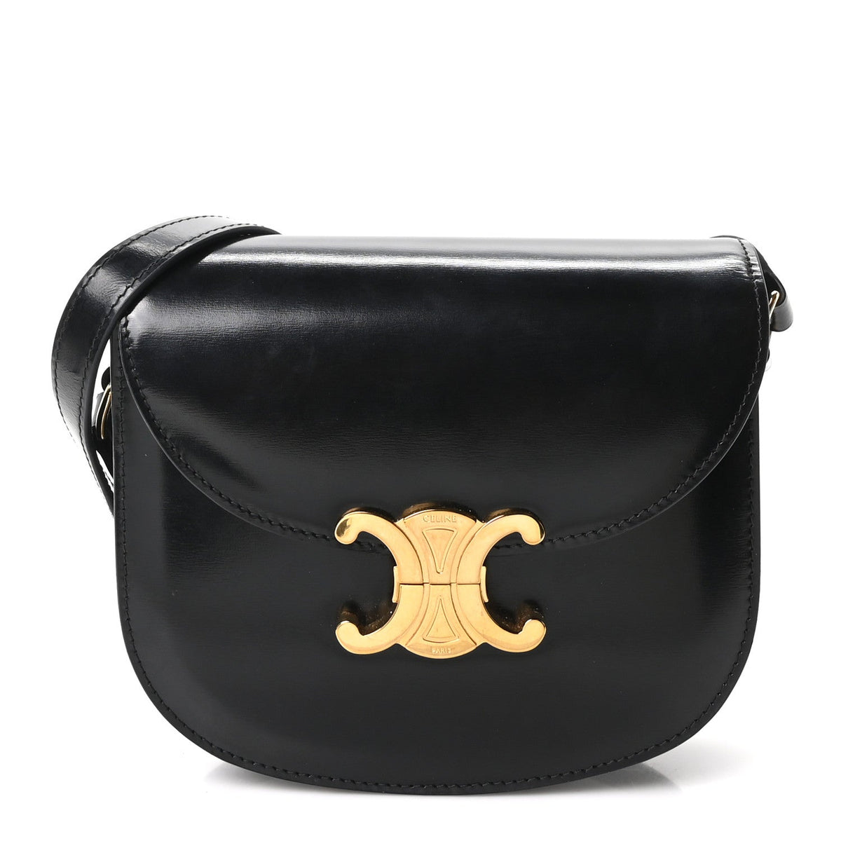 Calfskin Handbag - Black