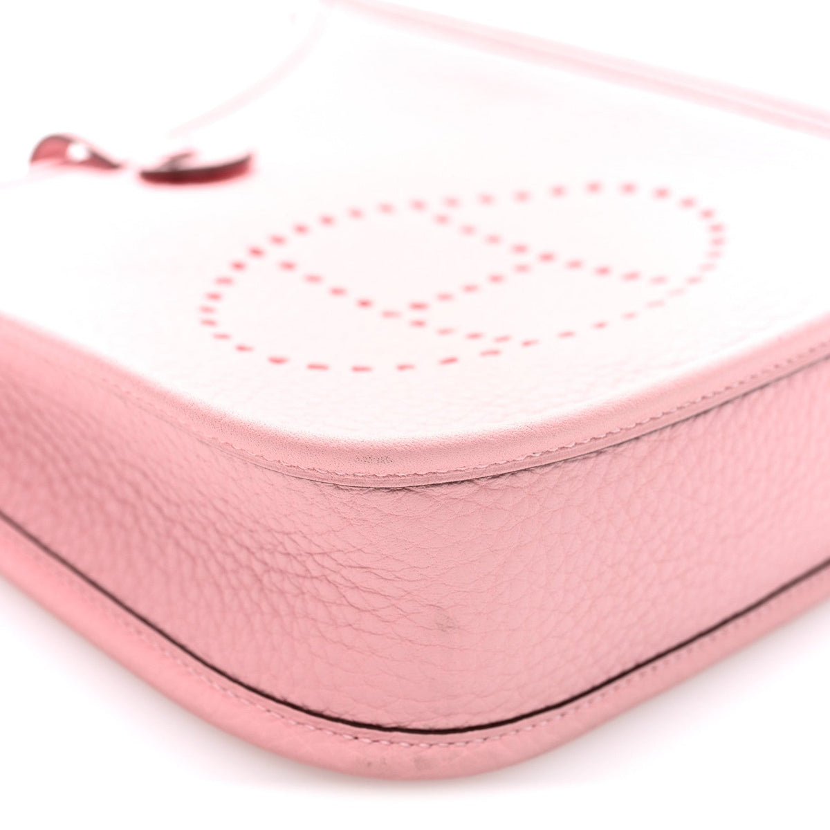 Taurillon Clemence Evelyne Tpm Rose Saku Handbag