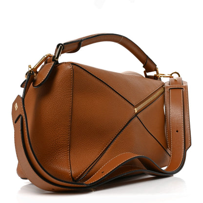 Medium Calfskin Handbag - Tan