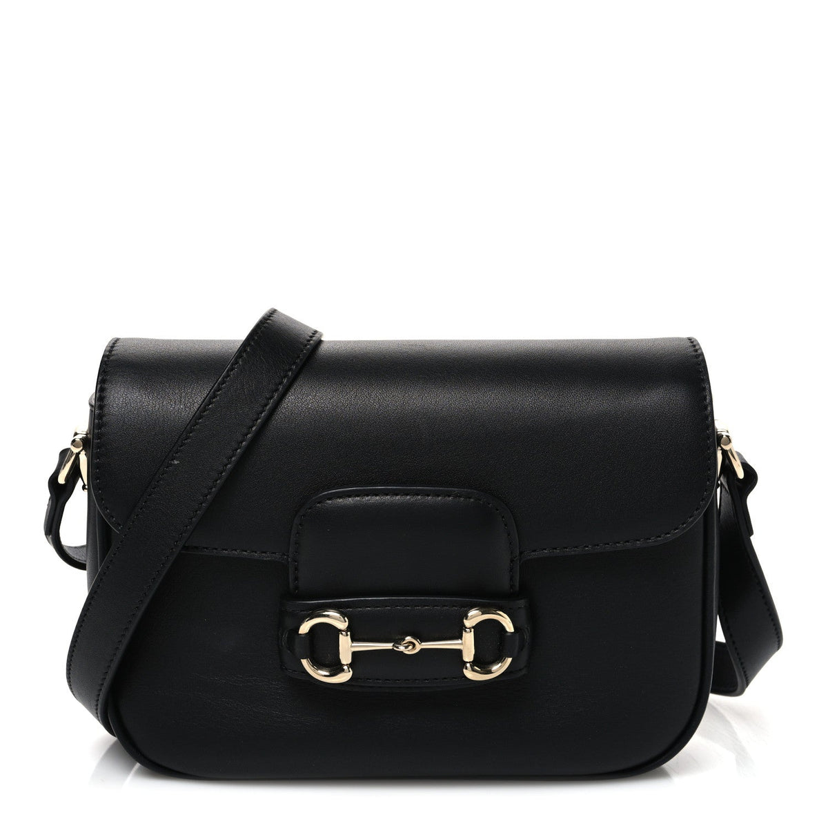 Calfskin Shoulder Bag - Black
