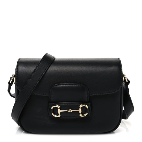Calfskin Shoulder Bag - Black
