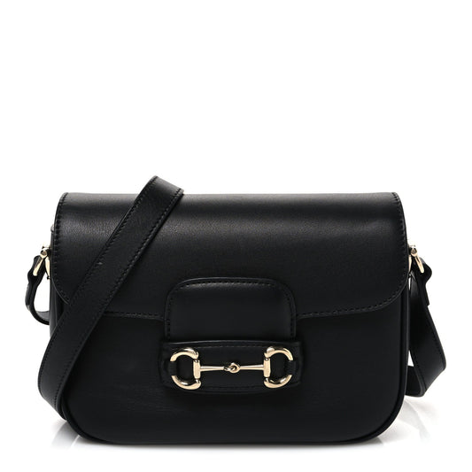 Calfskin Shoulder Bag - Black