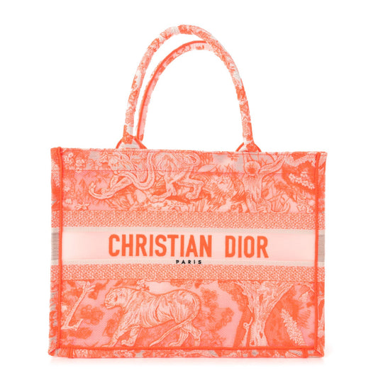 Medium Canvas Tote Bag - Red