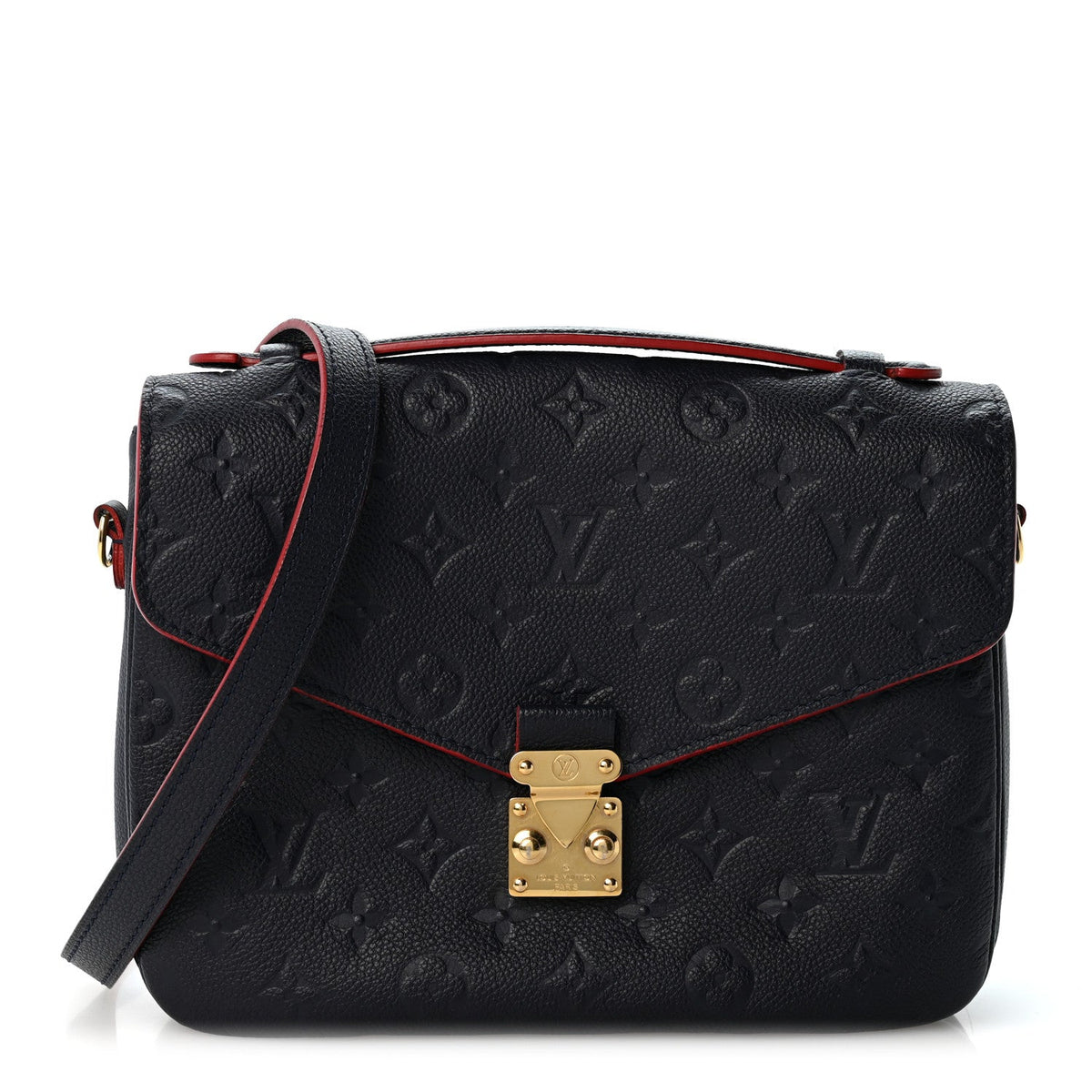 Empreinte Pochette Metis Marine Rouge Handbag